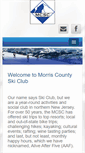 Mobile Screenshot of morriscountyskiclub.com